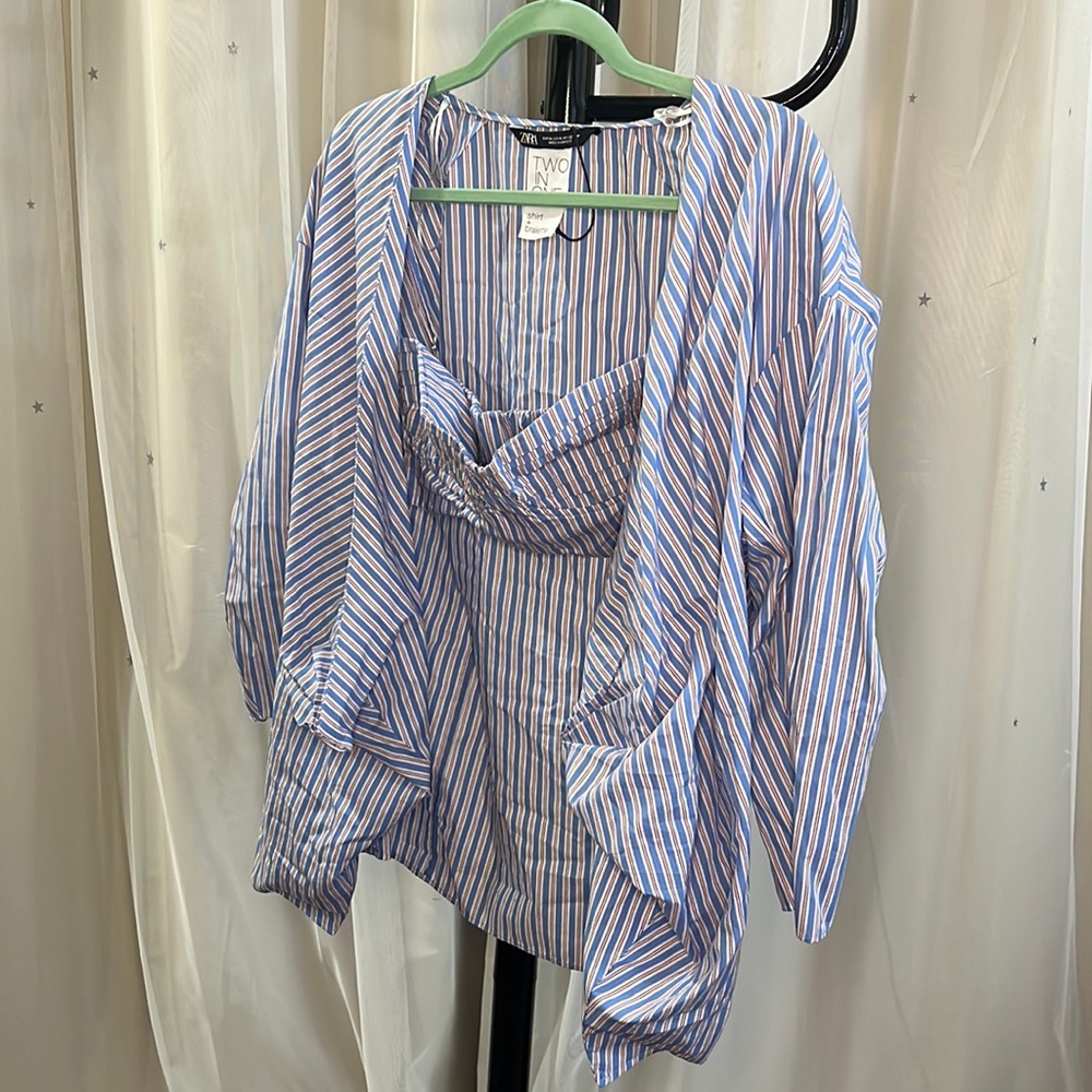 Striped Top & Jacket